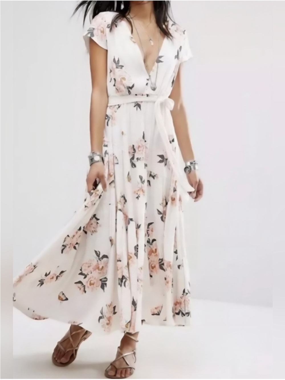 Free People  “All I Got” Printed Maxi Dress